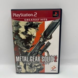 Metal Gear Solid 2: Sons of Liberty-PlayStation 2/PS2 - CIB - Disc is near mint